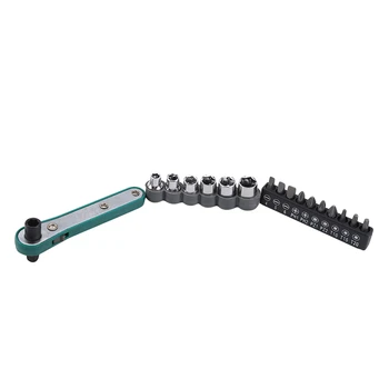 Mini Ratchet Wrench Bits Set Sockets Repair Tool Kit Multi-functional Precise Screwdriver Set Sockets Hand Tool
Mini Ratchet Wrench Bits Set Sockets Repair Tool Kit Multi-functional Precise Screwdriver Set Sockets Hand Tool