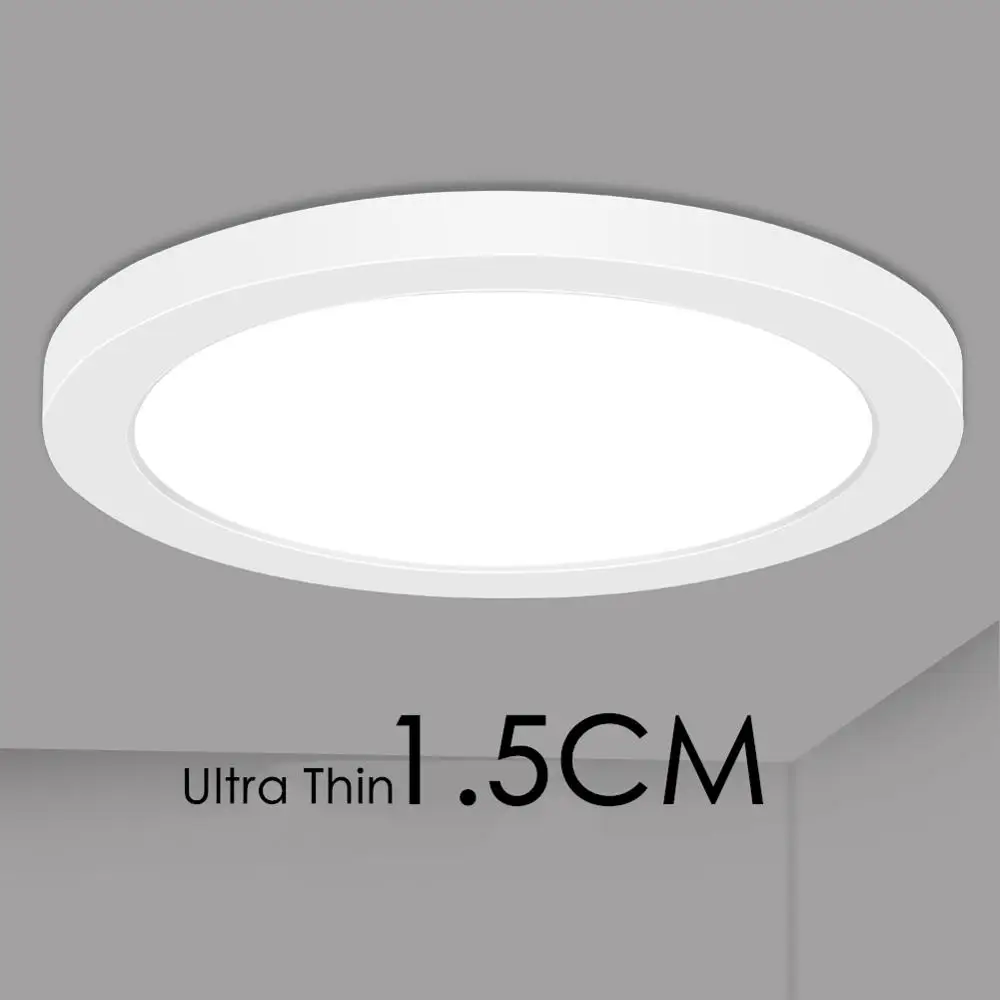 18W 24W Modern Surface LED Ceiling Lamp For Living Room Ultra Thin LED Surface Panel Light Bedroom Kitchen Lighting
18W 24W Modern Surface LED Ceiling Lamp For Living Room Ultra Thin LED Surface Panel Light Bedroom Kitchen Lighting