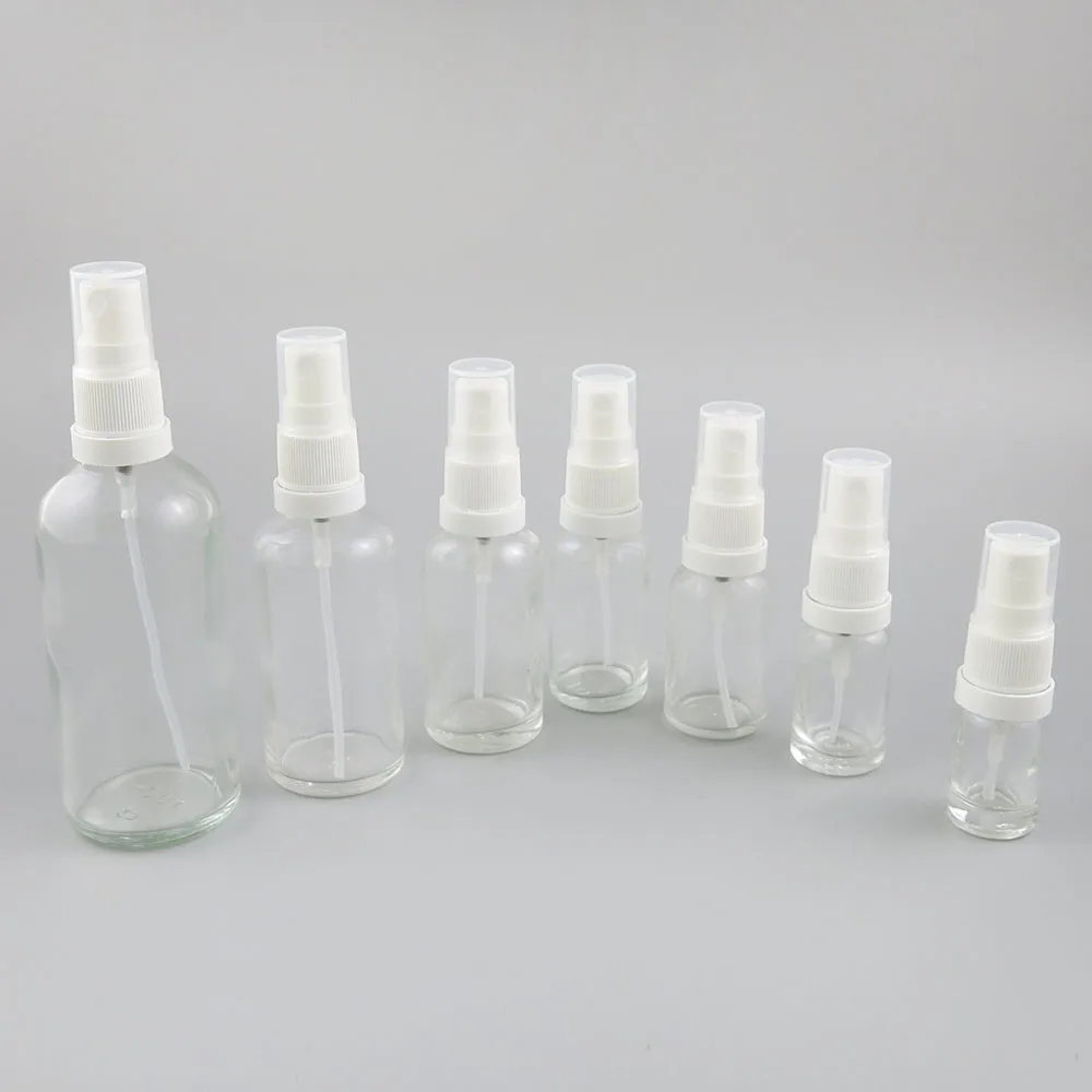 12 x Empty Clear 100ml 1oz 50cc 1/3oz Glass Essential Oil Bottle with Tamper Evident Mist Sprayer
12 x Empty Clear 100ml 1oz 50cc 1/3oz Glass Essential Oil Bottle with Tamper Evident Mist Sprayer
