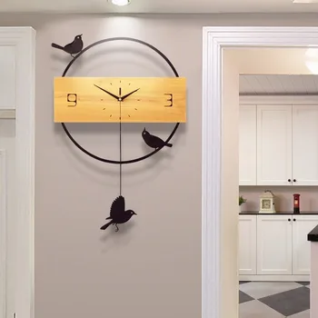 Nordic Clock Wall Clock Living Room Creative Minimalist Clock Home Decoration Electronic Quartz Clock
Nordic Clock Wall Clock Living Room Creative Minimalist Clock Home Decoration Electronic Quartz Clock