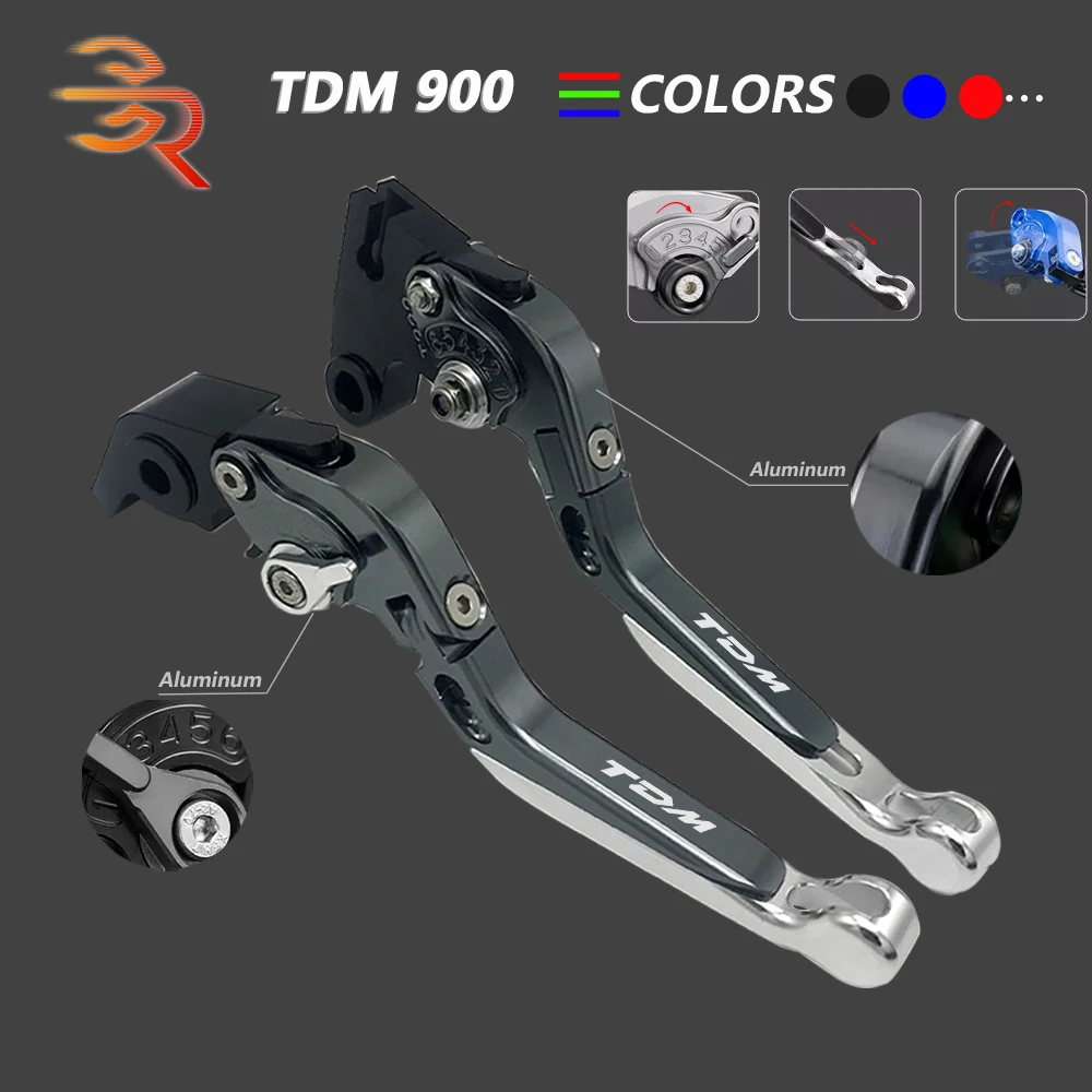 Brake Clutch Levers Aluminum Adjustable Folding Extendable Motorcycle Accessories For Yamaha TDM900 TDM 900 2005-2015 2014 2013
Brake Clutch Levers Aluminum Adjustable Folding Extendable Motorcycle Accessories For Yamaha TDM900 TDM 900 2005-2015 2014 2013
