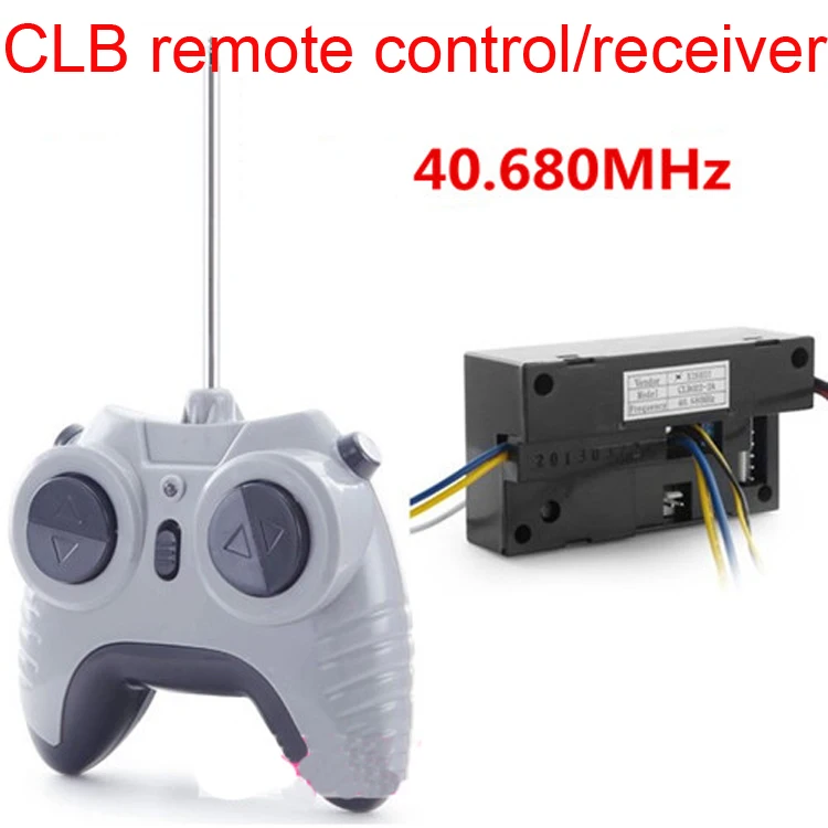 

New 4CH 40.68MHz Remote Control/Receiver Transmitter Handle 1A/2A/3A/4A/5A 6V/12V Receiver Circuit Board fr Children Car CLB Car