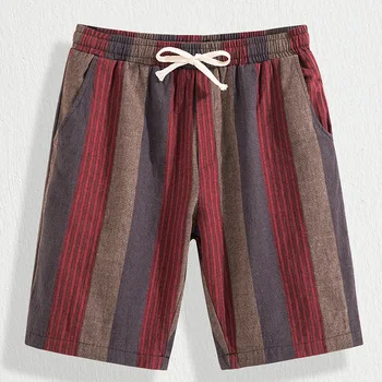 Summer New Five-point Straight Pants Retro Cotton and Linen Striped Shorts Trendy Wild Casual Shorts Men's Wholesale
Summer New Five-point Straight Pants Retro Cotton and Linen Striped Shorts Trendy Wild Casual Shorts Men's Wholesale
