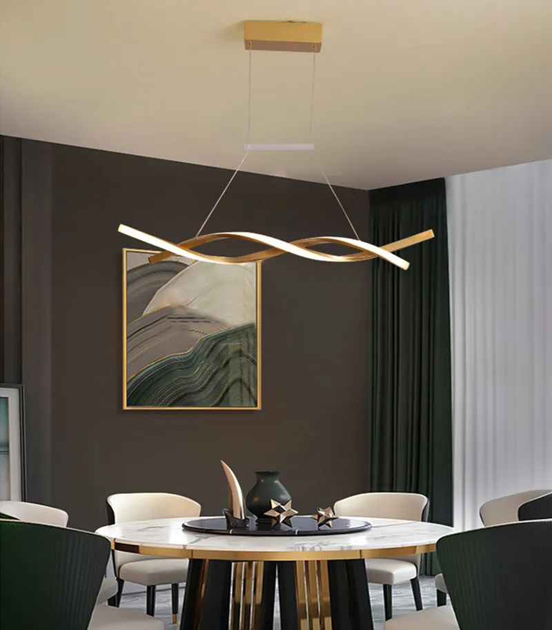 Gold Modern Led Lights Chandeliers - Ceiling Light Fixtures 