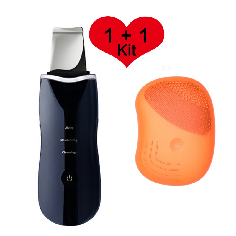 Ultrasonic Skin Scrubber Skin Peeling Face Lifting Pores Deep Cleansing Device+ Electric Silicone Sonic Facial Cleaning Brush
Ultrasonic Skin Scrubber Skin Peeling Face Lifting Pores Deep Cleansing Device+ Electric Silicone Sonic Facial Cleaning Brush