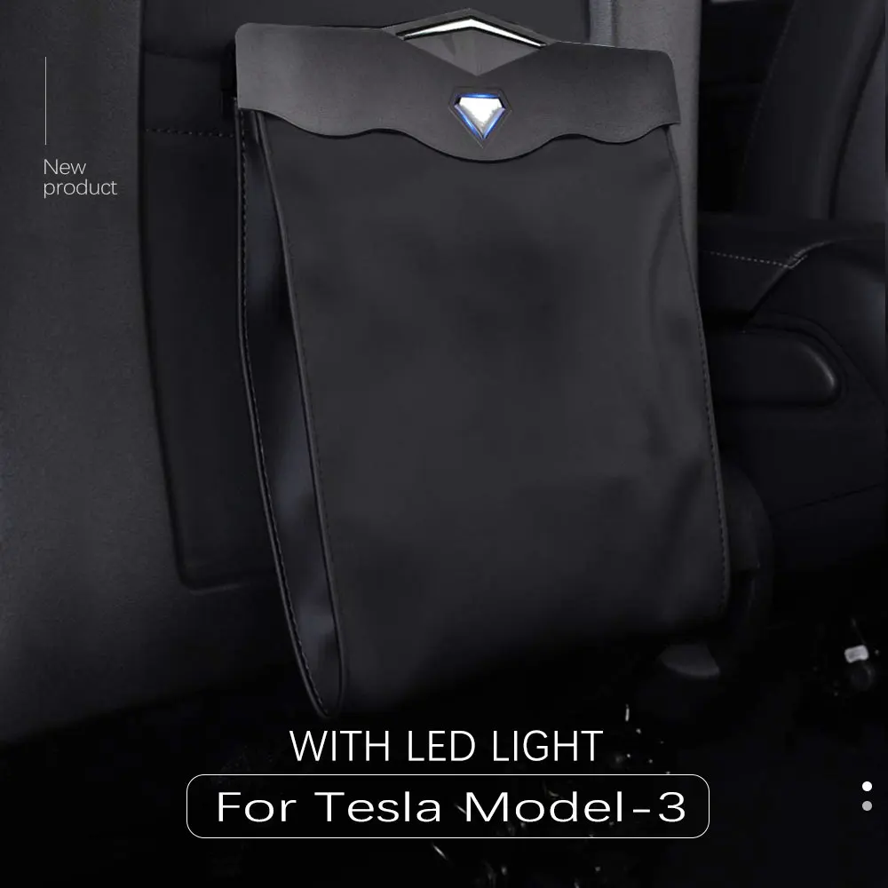 Для Tesla Model 3 X S Y автомобильный мусорный мешок для сидения на заднем сидении