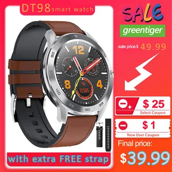 DT98 Smart Watch Full Screen Touch IP68 Waterproof ECG Detection Changeable Dials Smartwatch Fitness Tracker vs DT78 L8 L9
DT98 Smart Watch Full Screen Touch IP68 Waterproof ECG Detection Changeable Dials Smartwatch Fitness Tracker vs DT78 L8 L9
