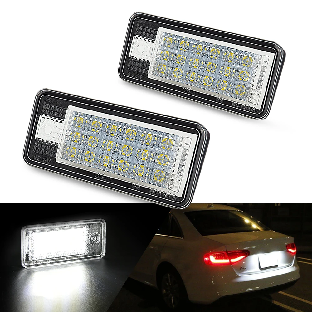 2PCS Canbus Error Free LED License Number Plate Lamp Tail Light Fit Audi A3 A4 B6 B7 A6 A8 S3 Q7 S4 S5 S6 RS3 Car accessories
2PCS Canbus Error Free LED License Number Plate Lamp Tail Light Fit Audi A3 A4 B6 B7 A6 A8 S3 Q7 S4 S5 S6 RS3 Car accessories