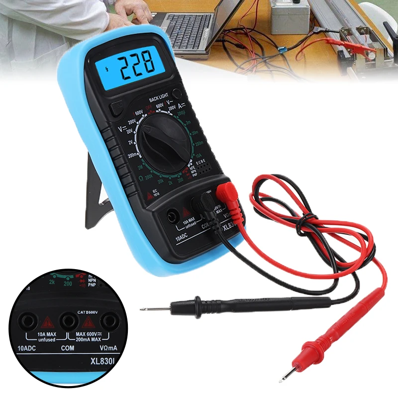 Digital Multimeter Handheld Digital Display Multimeter Without Test Leads Electrical Instruments Testing Voltage
Digital Multimeter Handheld Digital Display Multimeter Without Test Leads Electrical Instruments Testing Voltage