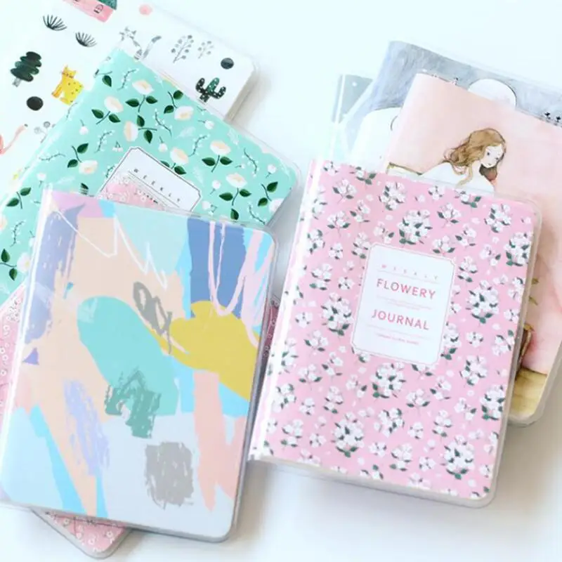 1PC Coloffice A6 Pocket Handbook Pocket Lightweight Efficiency PVC Notepad Color Inner Page Week Plan Girl Dairy Cute Stationery
1PC Coloffice A6 Pocket Handbook Pocket Lightweight Efficiency PVC Notepad Color Inner Page Week Plan Girl Dairy Cute Stationery
