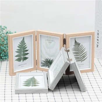 Creative Household Wooden Three Floding Photo Frame Ornaments Glass Photo Frame Desktop Crafts Home Decoration Birthday Gifts
Creative Household Wooden Three Floding Photo Frame Ornaments Glass Photo Frame Desktop Crafts Home Decoration Birthday Gifts