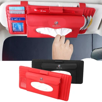 Car Leather Sun visor Tissue Box for Buick Encore Envision Excelle Regal GS GT XT Enclave Hanging CD Card Clip Accessories
Car Leather Sun visor Tissue Box for Buick Encore Envision Excelle Regal GS GT XT Enclave Hanging CD Card Clip Accessories
