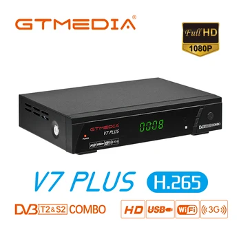 GTmedia V7 Plus DVB-S/S2+T/T2 DVB-T2 Satellite Receiver HD 1080P DVB T2 Tuner Support Europe via usb Wifi dongle Antenna Decoder
GTmedia V7 Plus DVB-S/S2+T/T2 DVB-T2 Satellite Receiver HD 1080P DVB T2 Tuner Support Europe via usb Wifi dongle Antenna Decoder