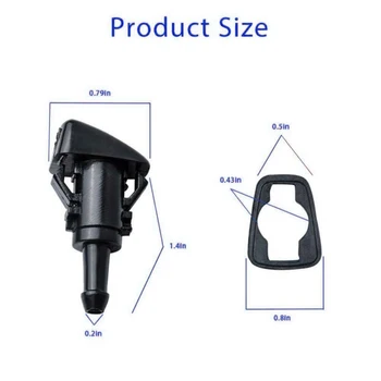 Sprayer Windshield Nozzle 5pcs Set Plastic Exterior Car Front Washer Wiper For Focus Dodge Rams
Sprayer Windshield Nozzle 5pcs Set Plastic Exterior Car Front Washer Wiper For Focus Dodge Rams
