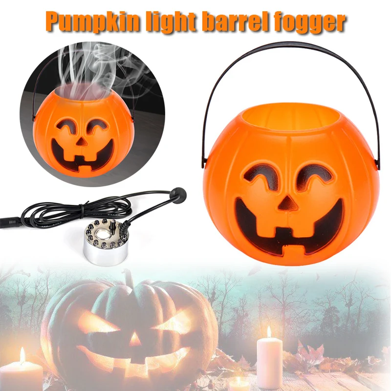 Pumpkin Lantern Night Light Mist Maker Fountain Fogger Humidifier Multifunctional Candy Box Halloween Decorations MJJ88
Pumpkin Lantern Night Light Mist Maker Fountain Fogger Humidifier Multifunctional Candy Box Halloween Decorations MJJ88