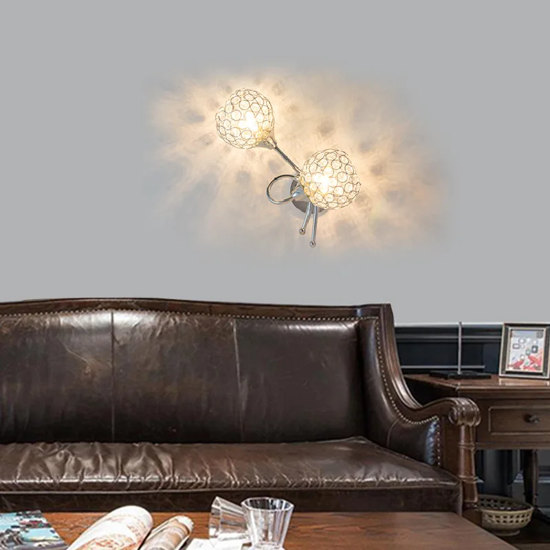 New Style American-Style Creative Wall Lamp LED Modern Minimalist Crystal Bedside Wall Lamp European Style Stairs Hallway Corrid
New Style American-Style Creative Wall Lamp LED Modern Minimalist Crystal Bedside Wall Lamp European Style Stairs Hallway Corrid