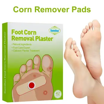 42Pcs Foot Care Medical Plaster Corn Remover Pads Toe Corn and Callus Removal Patch Waterproof Patch for Corn Removal
42Pcs Foot Care Medical Plaster Corn Remover Pads Toe Corn and Callus Removal Patch Waterproof Patch for Corn Removal