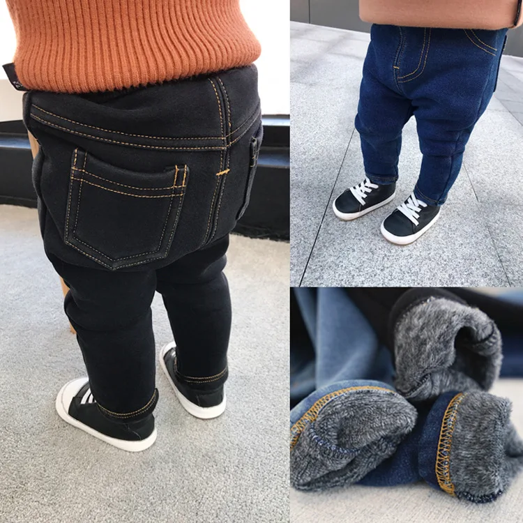Dumplings Mom 2018 Winter New Style Baby Winter Infant Men And Women Baby Brushed And Thick Knitted Pure Cotton Jeans
Dumplings Mom 2018 Winter New Style Baby Winter Infant Men And Women Baby Brushed And Thick Knitted Pure Cotton Jeans