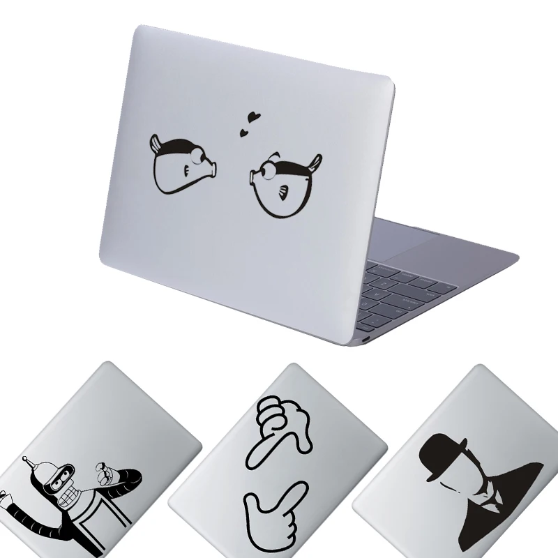 Laptop Partial Stickers for Macbook Pro Retina 13 15 Lovely fish Pattern Notebook Decals black Sticker for HP/Asus/Dell/Huawei
Laptop Partial Stickers for Macbook Pro Retina 13 15 Lovely fish Pattern Notebook Decals black Sticker for HP/Asus/Dell/Huawei
