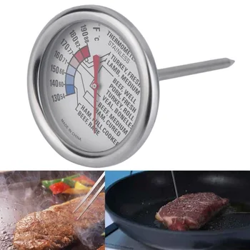 Universal Kitchen Meat Thermometer Food Thermometer Stainless Barbecue Steel Food Cooking BBQ Steak Probe Measure Tool
Universal Kitchen Meat Thermometer Food Thermometer Stainless Barbecue Steel Food Cooking BBQ Steak Probe Measure Tool