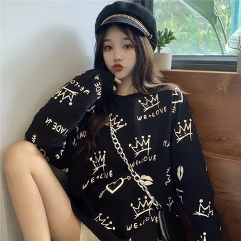 Spring Womens Clothes Hoodies Teen Street Hip Hop Pastel Sweatshirt Korean version Student Printing Loose Leisure Hoodie Bts
Spring Womens Clothes Hoodies Teen Street Hip Hop Pastel Sweatshirt Korean version Student Printing Loose Leisure Hoodie Bts