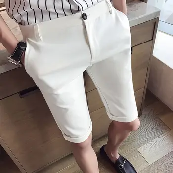 2020 Summer New Youth Popular Korean Version Of Slim Men's Solid Color Five-point Pants Fashion Casual Shorts Black / White/Blue
2020 Summer New Youth Popular Korean Version Of Slim Men's Solid Color Five-point Pants Fashion Casual Shorts Black / White/Blue