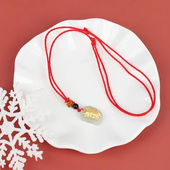 2021 Year of Ox Coin Chinese Commemorative Souvenir Gift Decoration Pendant With Red Rope 4D Hetian jade ox year Zodiac Pendant
2021 Year of Ox Coin Chinese Commemorative Souvenir Gift Decoration Pendant With Red Rope 4D Hetian jade ox year Zodiac Pendant