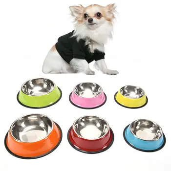 Stainless Steel Pet Cat Dog Bowls Feeding Bowls pet Anti Skid Tableware Dog Pot Feeder 3 Size
Stainless Steel Pet Cat Dog Bowls Feeding Bowls pet Anti Skid Tableware Dog Pot Feeder 3 Size