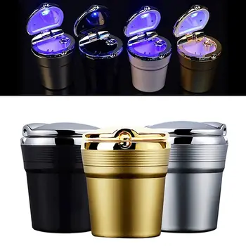 Universal Car Ashtray With Led Lights With Cover Creative Personality Covered Car Inside The Car multi-function Car Supplies
Universal Car Ashtray With Led Lights With Cover Creative Personality Covered Car Inside The Car multi-function Car Supplies