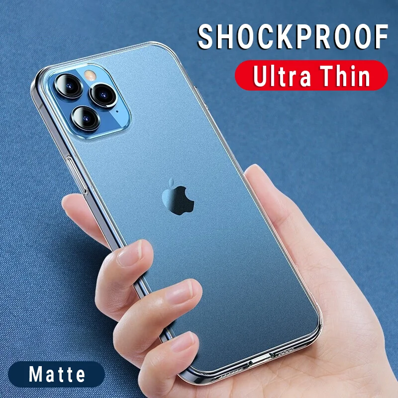 Ultra Thin Matte Transparent Phone Case For iPhone 11 12 Pro Max Mini X Xs XR 7 8 Plus SE 2 2020 Silicone Shockproof Hard Cover
Ultra Thin Matte Transparent Phone Case For iPhone 11 12 Pro Max Mini X Xs XR 7 8 Plus SE 2 2020 Silicone Shockproof Hard Cover