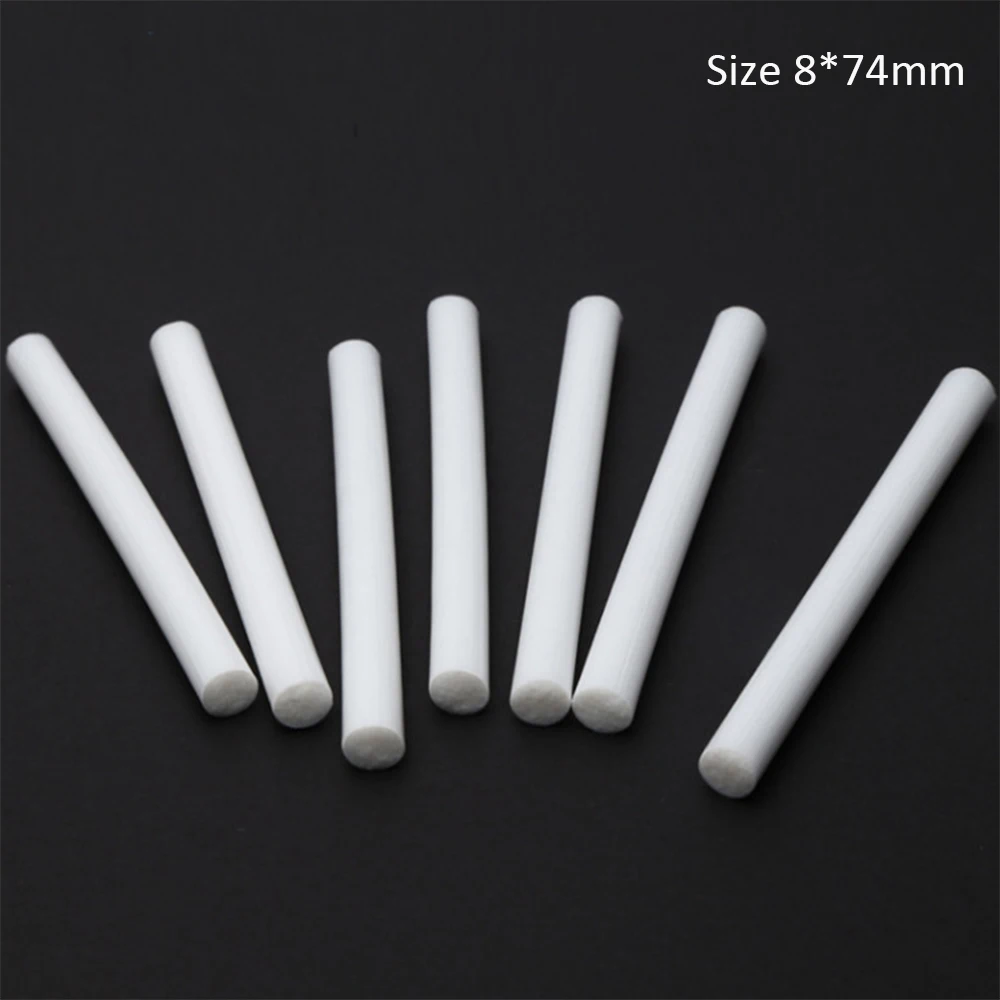 

10pcs/lot 8*74mm Air Humidifiers Filters Cotton Swab for Car Home Ultrasonic Humidifier Mist Maker Aroma Diffuser Replace Parts