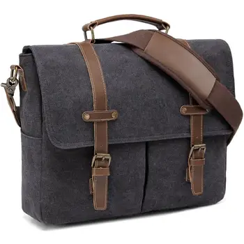 Messenger Bag Men Retro Water-Resistant Hight Quality Canvas Shoulder Bag 14 inch Laptop Business Bag With Detachable Shoulder S
Messenger Bag Men Retro Water-Resistant Hight Quality Canvas Shoulder Bag 14 inch Laptop Business Bag With Detachable Shoulder S
