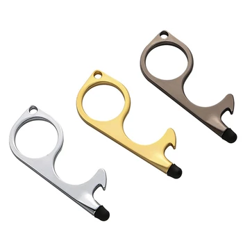 Hygiene Hand Antimicrobial Brass Color EDC Door Opener & Stylus Portable Press Elevator Tool Door Handle cleankey Hook
Hygiene Hand Antimicrobial Brass Color EDC Door Opener & Stylus Portable Press Elevator Tool Door Handle cleankey Hook