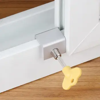 1pc Adjustable Sliding Window Locks Stop Aluminum Alloy Door Frame Security Lock with Keys Home Office Safety window Lock
1pc Adjustable Sliding Window Locks Stop Aluminum Alloy Door Frame Security Lock with Keys Home Office Safety window Lock