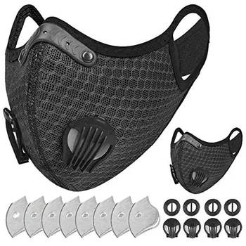Recycling Washable Cycling Mask with Filters Activated Carbon Filtration Exhaust Gas Anti Pollen Allergy PM2.5 Outdoors Mask
Recycling Washable Cycling Mask with Filters Activated Carbon Filtration Exhaust Gas Anti Pollen Allergy PM2.5 Outdoors Mask
