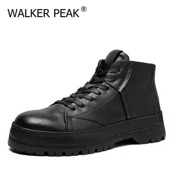 Retro Ankle Boots mens Warm Comfortable Wear-resistant Sole shoes Man Winter Motorcycle Boots Side zip Male Walking Boots New
Retro Ankle Boots mens Warm Comfortable Wear-resistant Sole shoes Man Winter Motorcycle Boots Side zip Male Walking Boots New