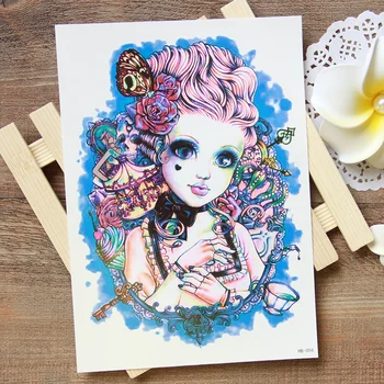 Free Shipping Waterproof Metallic Gold Silver Body Art Temporary Tattoo Flash Sticker For Magic Sexy Girl Pattern
Free Shipping Waterproof Metallic Gold Silver Body Art Temporary Tattoo Flash Sticker For Magic Sexy Girl Pattern