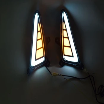 Car LED Daytime Running Lights DRL Turn Signal Fog Lamps for Toyota CHR 2017 2018 Years 
Car LED Daytime Running Lights DRL Turn Signal Fog Lamps for Toyota CHR 2017 2018 Years