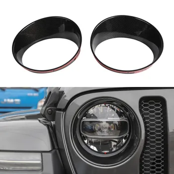 Front Headlight Decoration Cover Trim Head Light Lamp Sticker for Jeep Wrangler JL 2018 2019 Gladiator JT 2020 Car Accessories 
Front Headlight Decoration Cover Trim Head Light Lamp Sticker for Jeep Wrangler JL 2018 2019 Gladiator JT 2020 Car Accessories