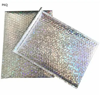50pcs Large Laser Silver Mailing Envelope Bags Waterproof Courier Bags Bubble Mailers Padded bubble Envelopes Bag 15*20cm
50pcs Large Laser Silver Mailing Envelope Bags Waterproof Courier Bags Bubble Mailers Padded bubble Envelopes Bag 15*20cm