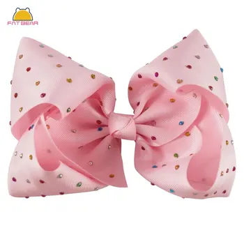 7" Large Candy Color Hair Bows For Sweet Girls Kids Hair Clips with Rhinestone Boutique Hairgrips Hair Accessories
7" Large Candy Color Hair Bows For Sweet Girls Kids Hair Clips with Rhinestone Boutique Hairgrips Hair Accessories