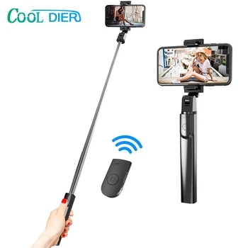 COOL DIER 3 in 1 Wireless Bluetooth Selfie Stick Mini Extendable Foldable Tripod Monopod with Remote Control for Smart Phone
COOL DIER 3 in 1 Wireless Bluetooth Selfie Stick Mini Extendable Foldable Tripod Monopod with Remote Control for Smart Phone