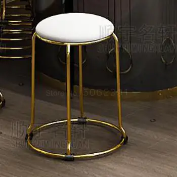 Lightweight And Luxurious Titanium Gold Fashion Creative Simple Bench Household Small Round Bench, Dining Bench, Folding Makeup
Lightweight And Luxurious Titanium Gold Fashion Creative Simple Bench Household Small Round Bench, Dining Bench, Folding Makeup