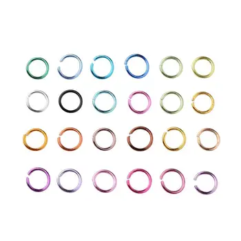 1080Pcs Multi-Colors 6MM Iron Open Jump Rings DIY for jewelry Making Findings 19QC
1080Pcs Multi-Colors 6MM Iron Open Jump Rings DIY for jewelry Making Findings 19QC