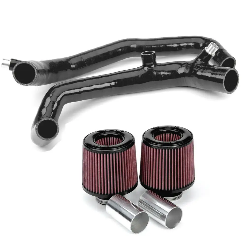 2.25"Air filter + OEM 1.75'' inch Silicone Turbo inlet pipe FOR BMW E90 E92 E93 135i 335i 535i & 535xi E89 Z4 N54 B30 3.0l BLack 
2.25"Air filter + OEM 1.75'' inch Silicone Turbo inlet pipe FOR BMW E90 E92 E93 135i 335i 535i & 535xi E89 Z4 N54 B30 3.0l BLack