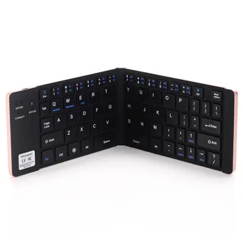 Two-fold Folding Bluetooth Keyboard Is Suitable for Ios Android Microsoft System
Two-fold Folding Bluetooth Keyboard Is Suitable for Ios Android Microsoft System