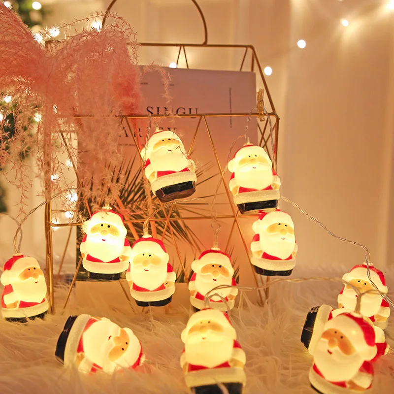 Led Santa Lamp String Snowhead Battery Christmas Tree Atmosphere Decorative Lights Indoor Luces Decorativas New Year Decorations
Led Santa Lamp String Snowhead Battery Christmas Tree Atmosphere Decorative Lights Indoor Luces Decorativas New Year Decorations