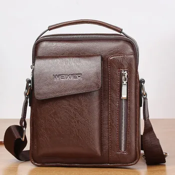 #H30 Brand Men Shoulder Bag Vintage Leather Shoulder Messenger bag Men Retro Bussiness Crossbody Bags Zipper Handbags Bolsas 
#H30 Brand Men Shoulder Bag Vintage Leather Shoulder Messenger bag Men Retro Bussiness Crossbody Bags Zipper Handbags Bolsas