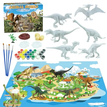 42Pcs Diy Painted Solid Dinosaur White Blank Model Hand Painting Graffiti Game Pad Set
42Pcs Diy Painted Solid Dinosaur White Blank Model Hand Painting Graffiti Game Pad Set