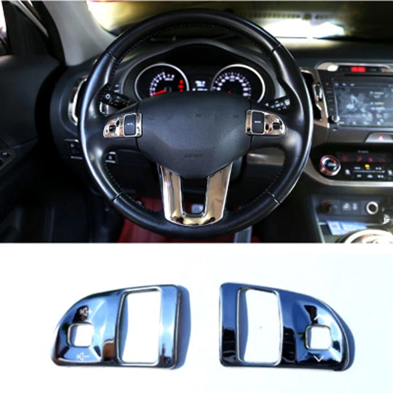 2 Pcs/set of Silver ABS Interior Modified Steering Wheel Button Sequin Decorative Stickers Suitable for Kia Sportage R 2011-2015
2 Pcs/set of Silver ABS Interior Modified Steering Wheel Button Sequin Decorative Stickers Suitable for Kia Sportage R 2011-2015